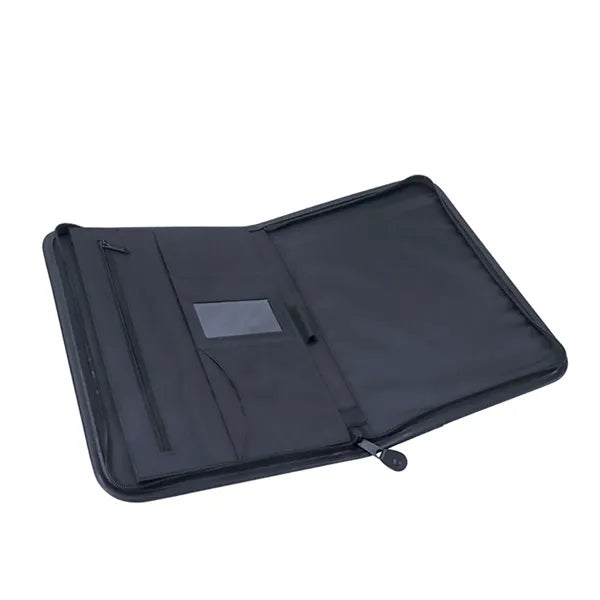 Business Multifunctional Briefcase A4 Leather Folder Zipper