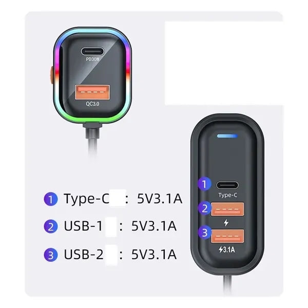 Multi-Port USB Car Charger