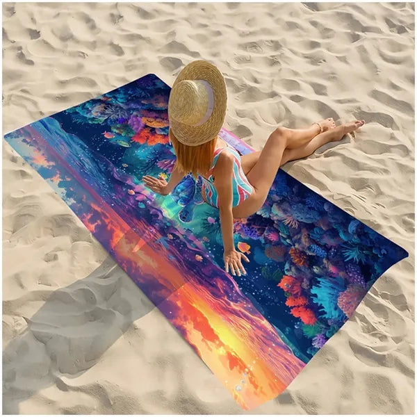 Multifunctional home outdoor fully customized beach towels