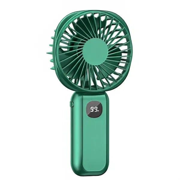 Generic Portable Rechargeable Digital Display Handheld Fan
