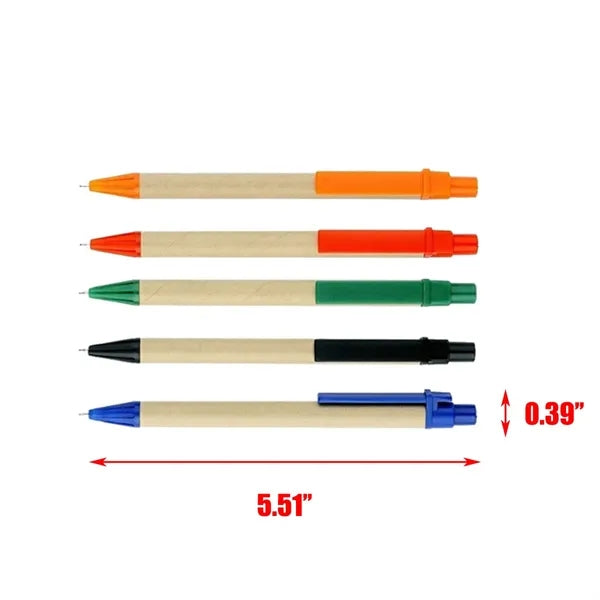 Eco-Friendly Recycled Kraft Paper Ballpoint Pen