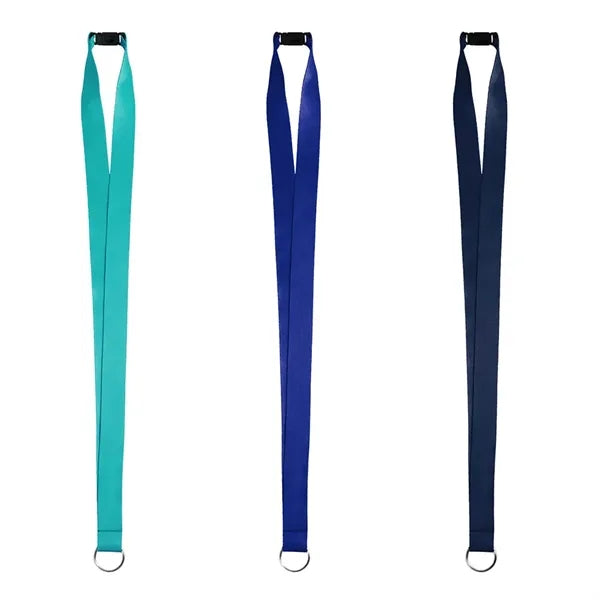 3/4" Metal Oval Hook Full Sublimated Polyester Lanyard