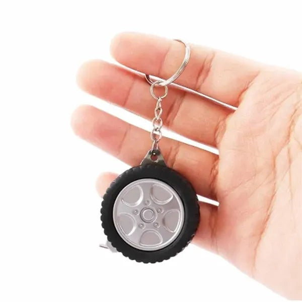 Mini Steel Tape Measure Keychain