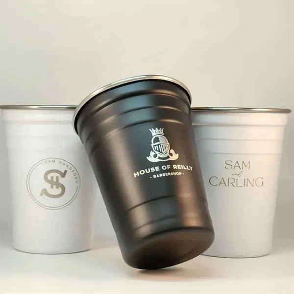 16 Oz Stainless Steel Stadium Cup