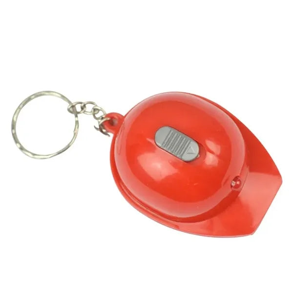 Mini LED Helmet Keychain w/Bottle Opener