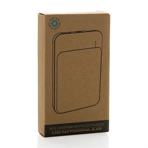 Recycled Plastic 5.000 mAh Powerbank