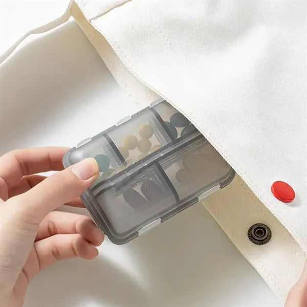 Waterproof Portable Pill Organizer with Secure Lock