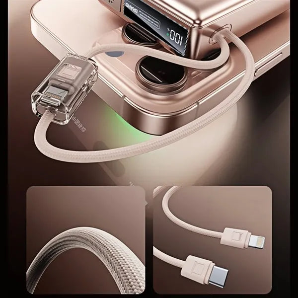 20000mAh Portable Fast Charging Power Bank with Dual Built I