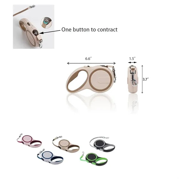 One-click Telescopic Automatic Leash for Small Pets