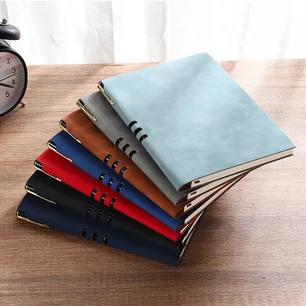 A5 PU Leather Notebook With Pen Loop