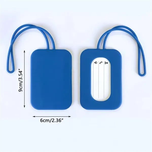 Colorful Travel Silicone Luggage Tags for Suitcases