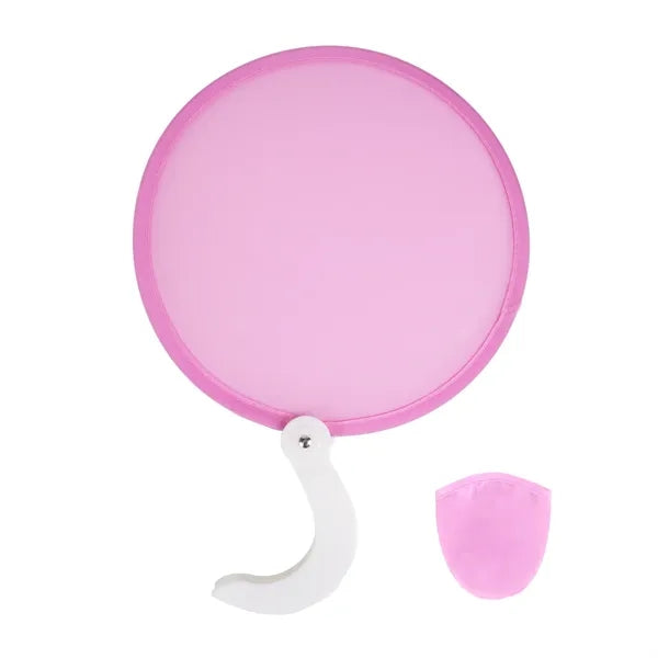 Foldable Handle Fan with Pouch