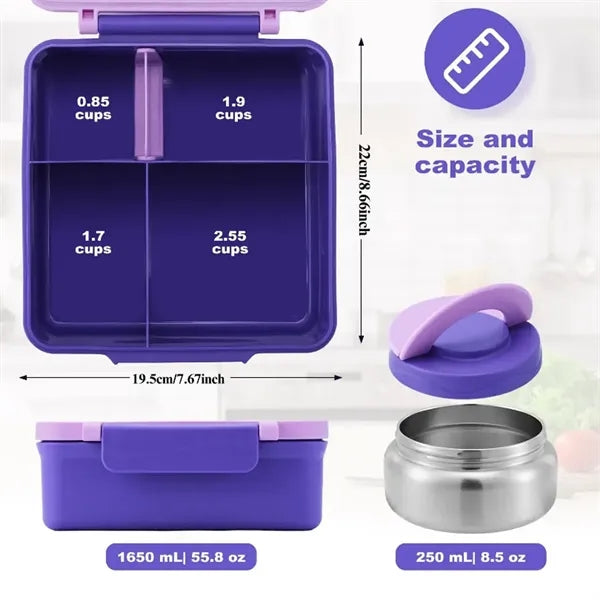 Insulated Lunch Box with Leak Proof