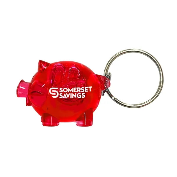 Acrylic Piggy Keychain