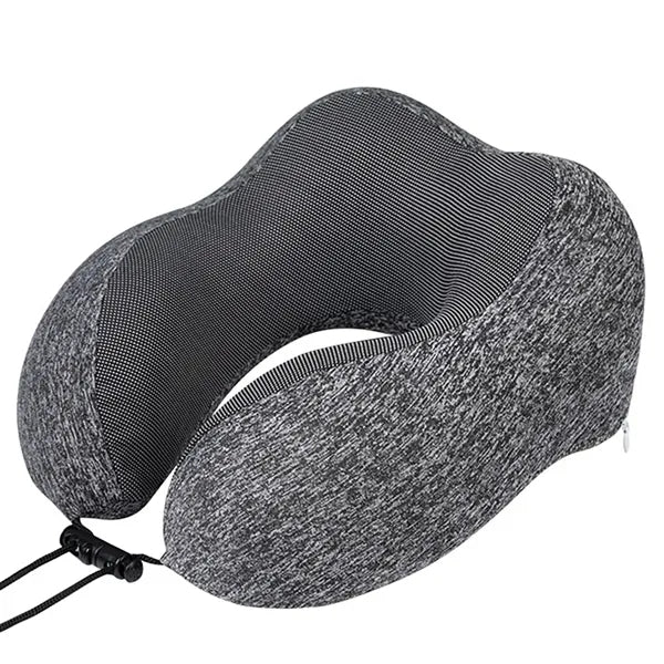 Cationic fabric Foldable Memory Foam Neck Protection Pillow