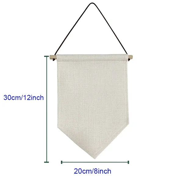 Customizable Logo Wall Canvas Banners Decorative DIY Plaque