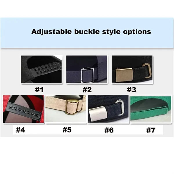 Customizable 6-piece high-quality cotton baseball cap