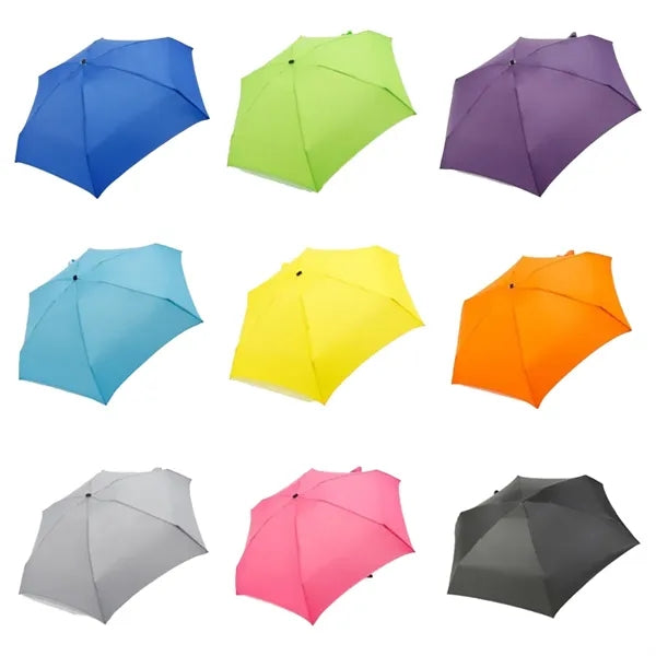 Compact Folding Travel Umbrella with Case Windproof Portable