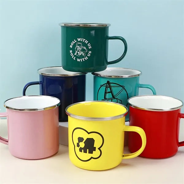 Printed Enamel Camping Mug