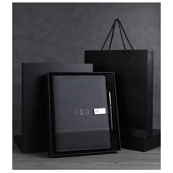 Wireless Charger A5 Travel Office Notebook With LED Light