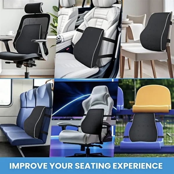 Memory Foam Lumbar Support Pillow for Chair