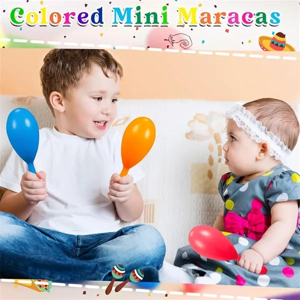 Plastic Mini Maraca Musical Instrument