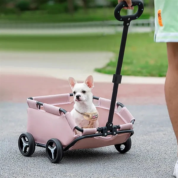 Dog Stroller 4 Wheels Folding