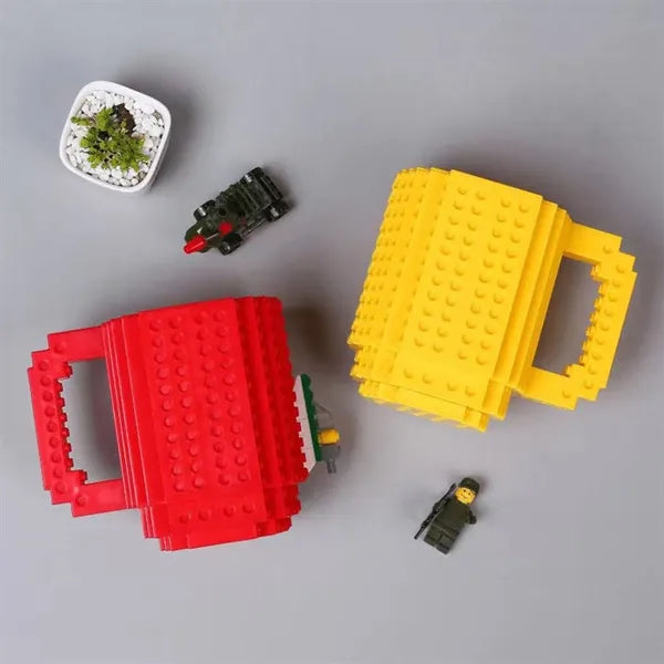 Creative DIY Building Block Mug