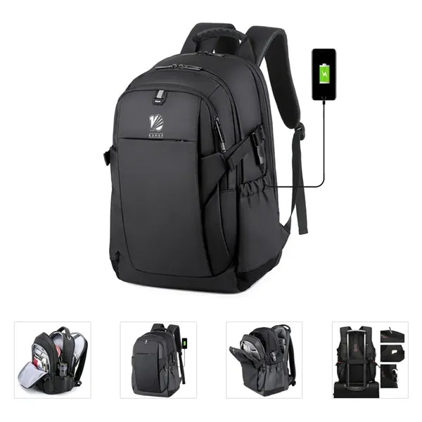 Anti Theft Waterproof Backpack with Charging Port