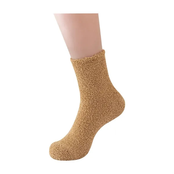 Men Microfiber Fuzzy Slipper Socks