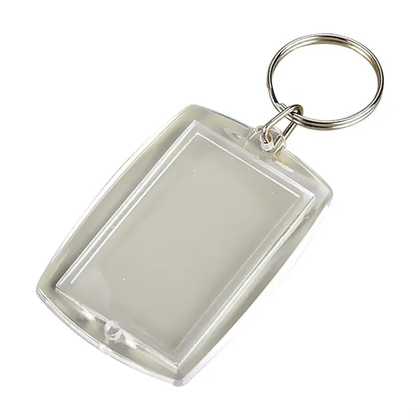 Rectangle Acrylic Photo Insert Keytag