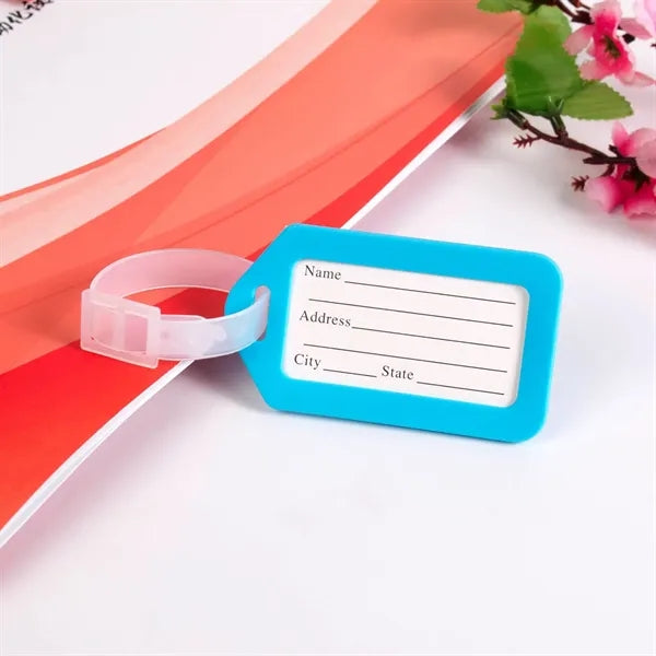 Vibrant Plastic Luggage Tag