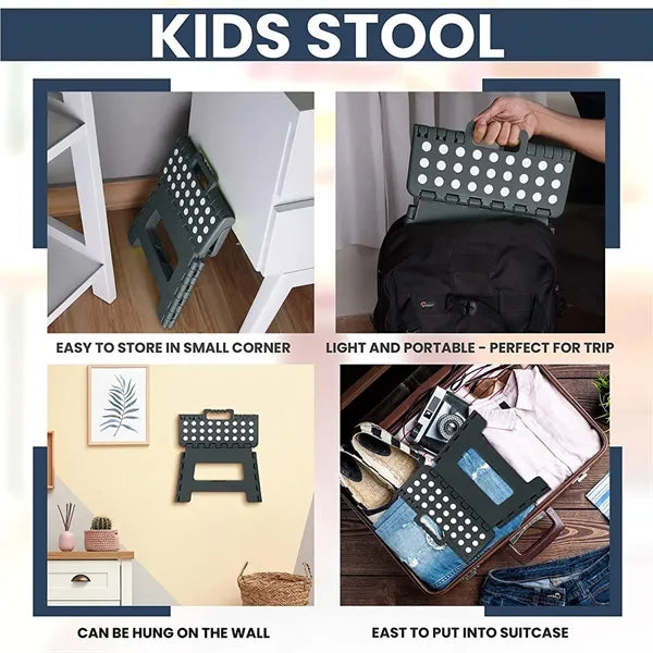 Lightweight Plastic Foldable Step Stool