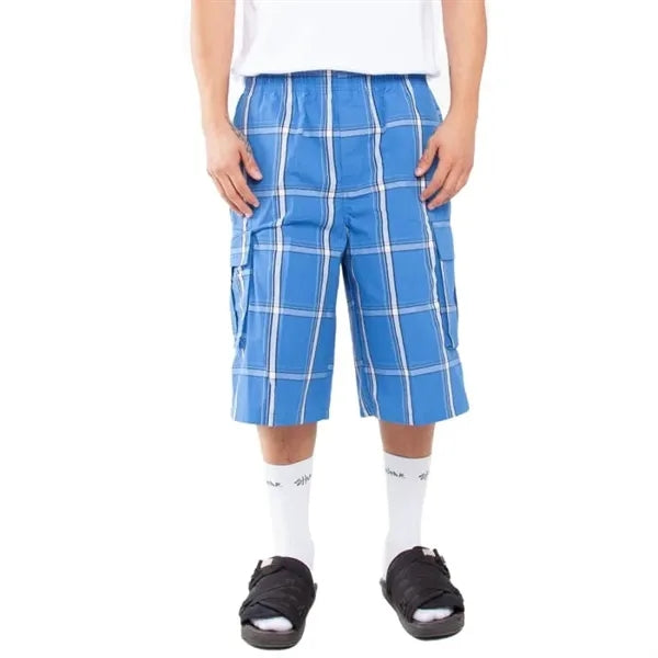Shaka Wear Unisex Plaid Shorts