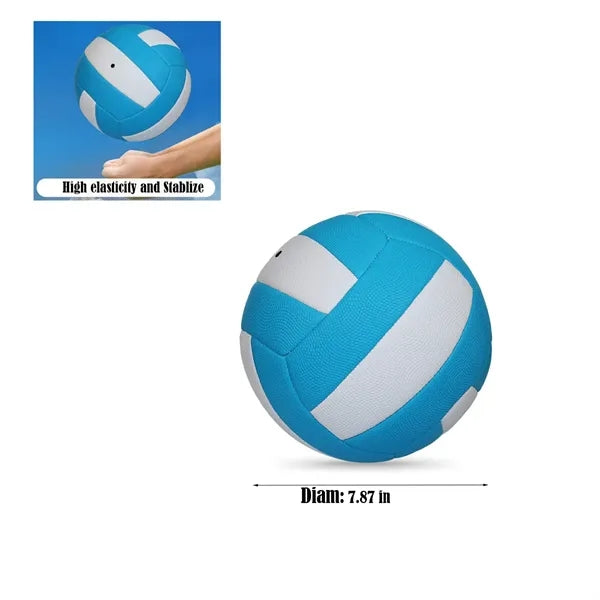PVC Machine-sewn Beach Volleyball with a Grainy Texture