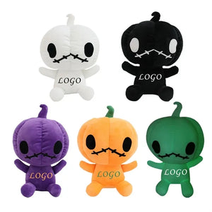 Small Sitting Pumpkin Doll for Halloween