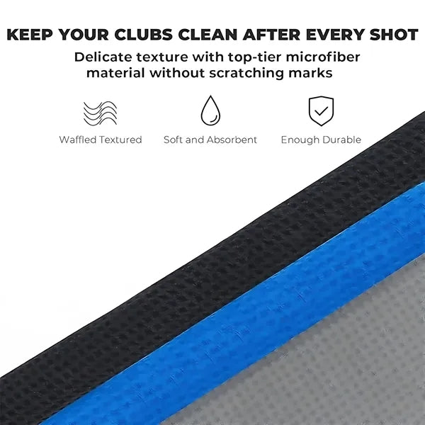 Waffle Microfiber Soft Golf Towel -Quick Drying & Absorbency