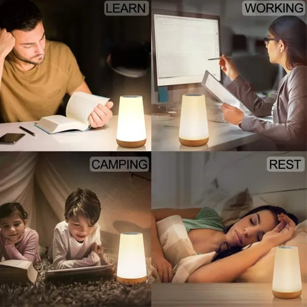 Bedside Dimmable Touch Night Lamp