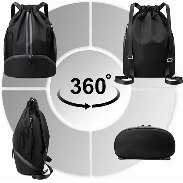 String Swim Gym Sports Drawstring Backpack Bag