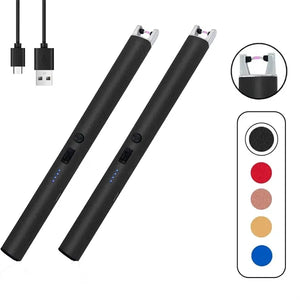 Windproof Flameless Electric Lighter with LED Power Display