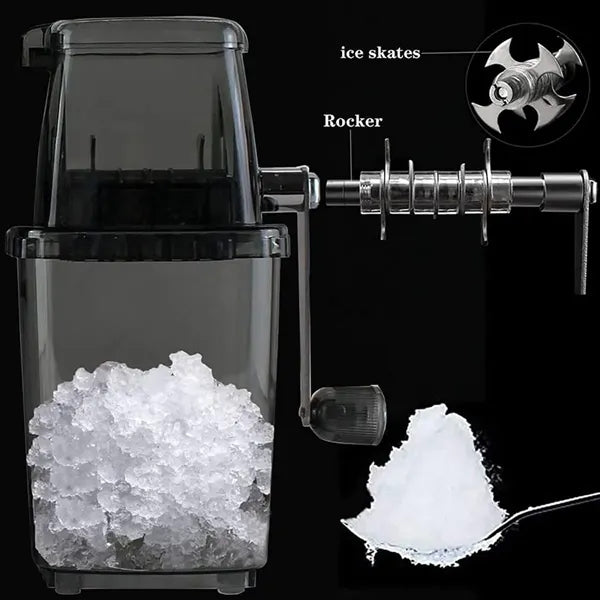 Hand Crank Driven Ice Crusher