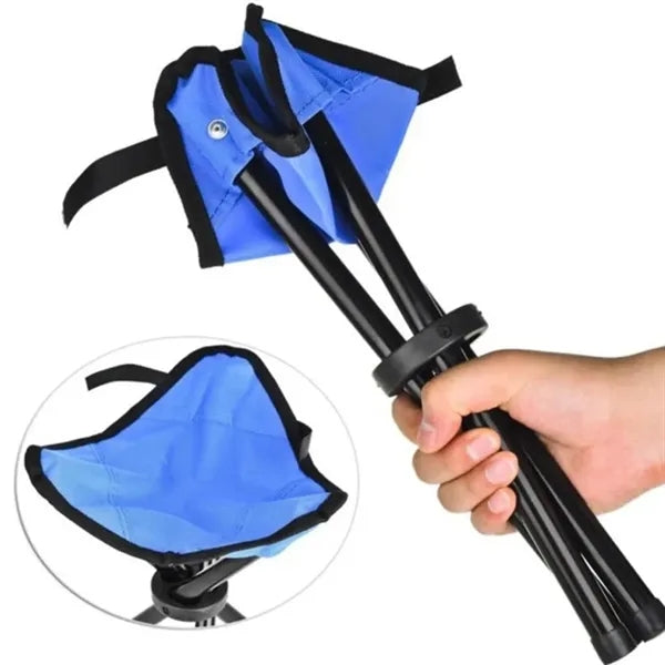 Folding Tripod 3 Legged Travel Fishing Camp Chair Stool