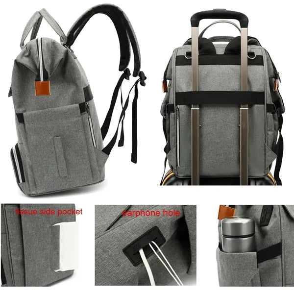 2 in 1 Laptop Daily Oxford Backpack with Cooler Bag