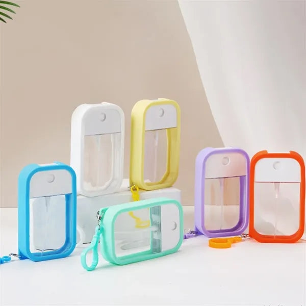 Portable travel makeup perfume atomizer card spray bottle