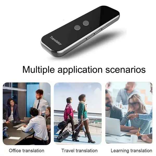 Travel portable two way instant language translator device