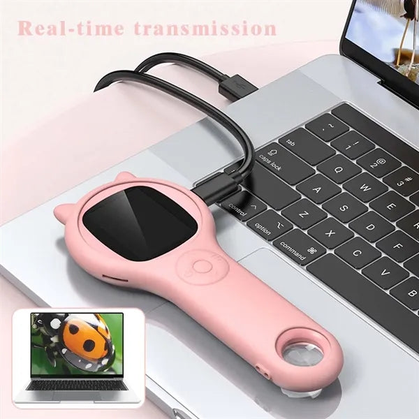Educational toys handheld kids microscope magnifying glass