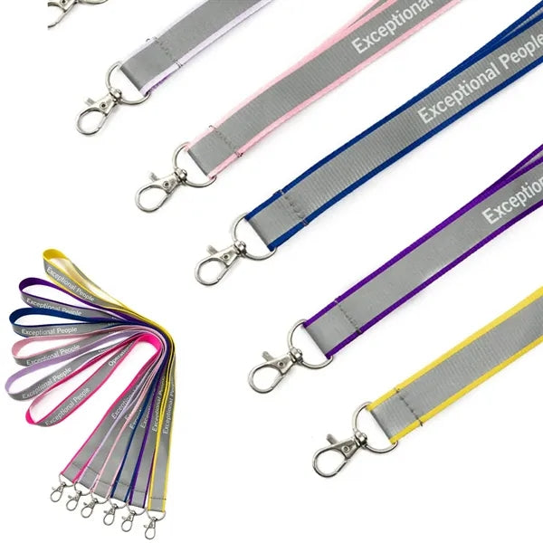 Reflective Lanyard with Safety Strip