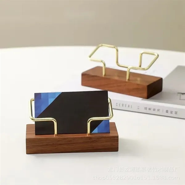 Wooden Card Holder