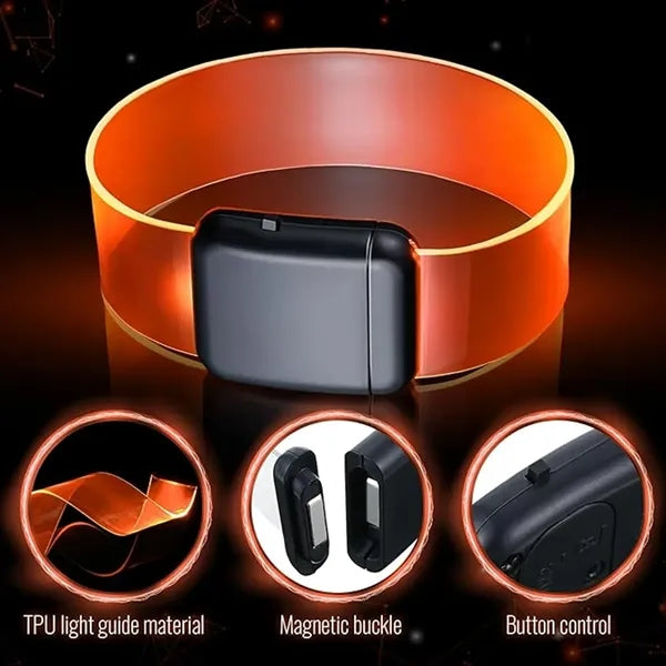 Magnetic Light Up Bracelets with 3 Flashing Modes