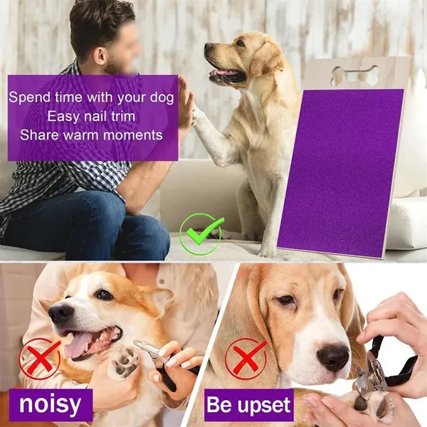 Wooden home dog nail scratch pad cat scratching post